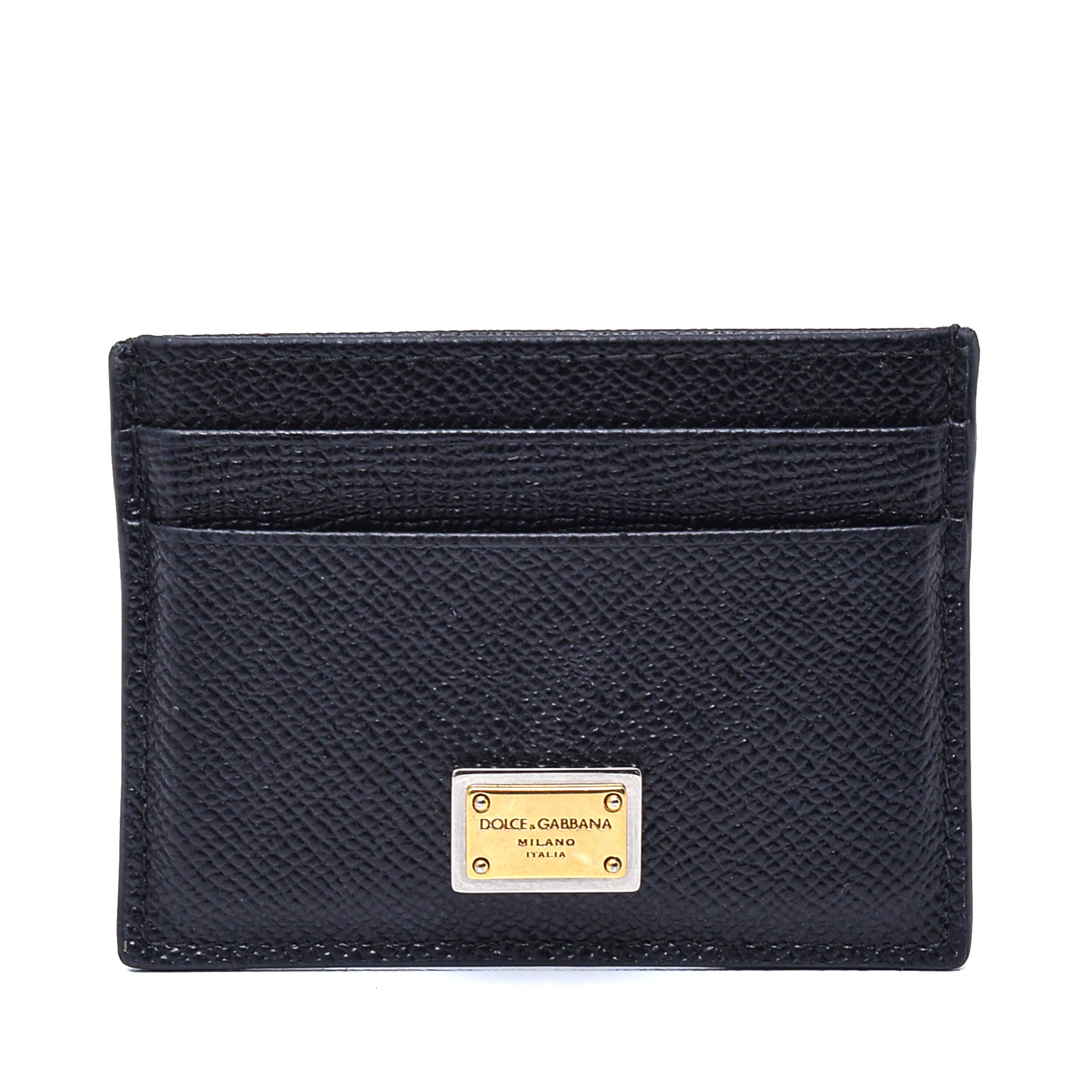 Dolce Gabbana - Black Leather Wallet